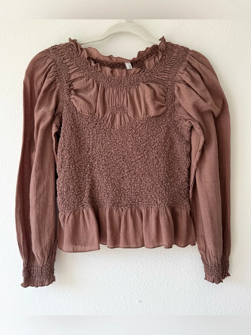 by Anthropologie Balloon Sleeve Top